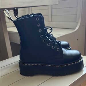 Dr. Martens Black Combat Boots